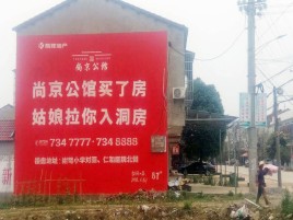 宜阳县墙体广告在乡镇、农村市场的媒体优势