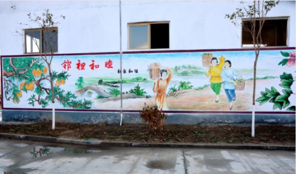 宜阳县乡镇文化墙 乡风文明焕发新活力