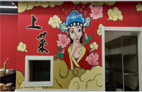 宜阳县墙体彩绘的发展和应用