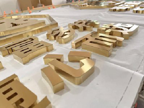 宜阳县拉丝不锈钢字的特点。