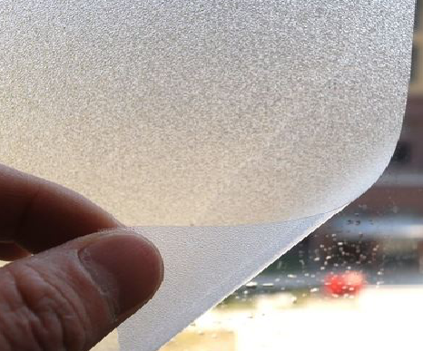 宜阳县玻璃门外面粘广告用什么材料好？